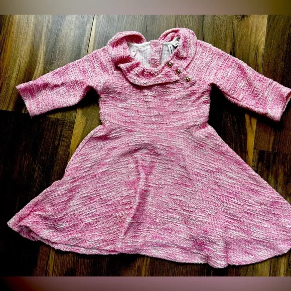 Janie and Jack pink tweed dress Janie and Jack pink tweed dress